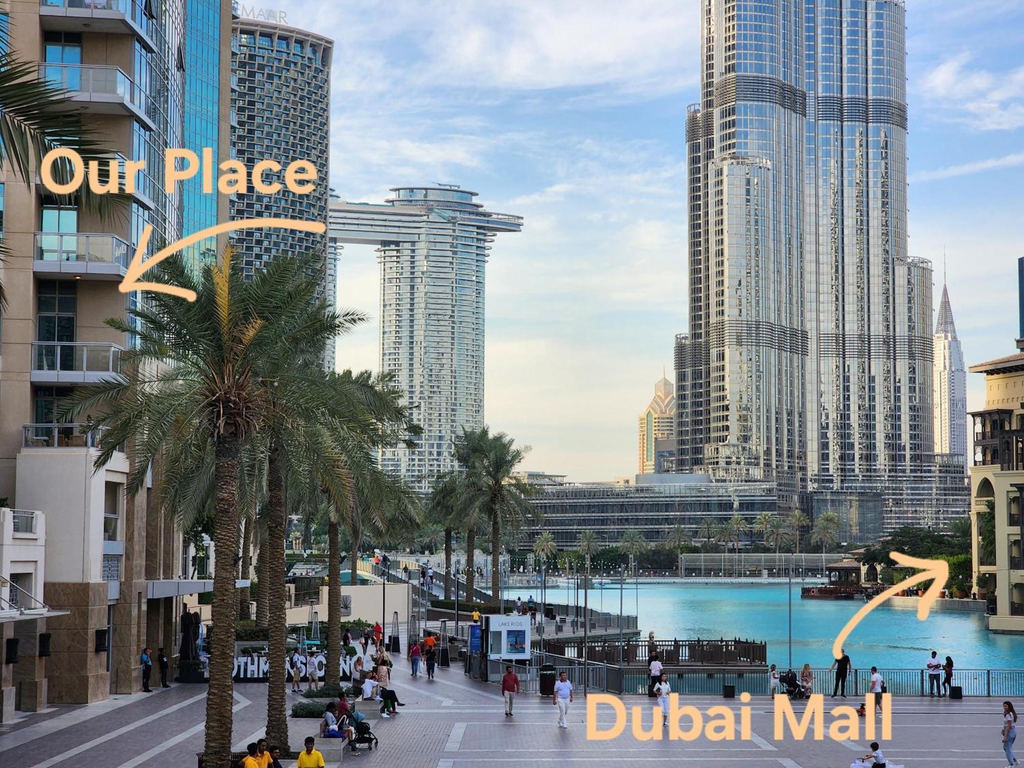 דירות דובאי Downtown Oasis, Burj Khalifa Views, Luxury Amenities מראה חיצוני תמונה